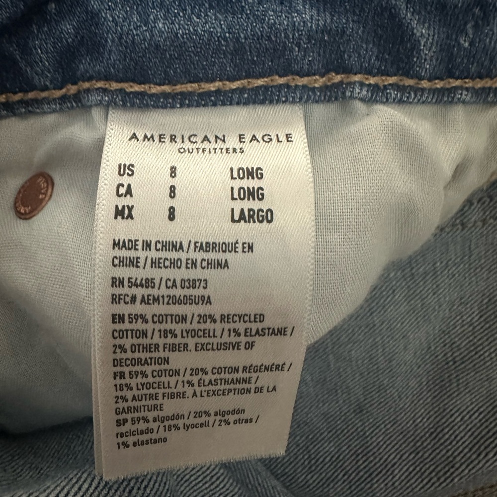 American Eagle Outfitters Blue Flare Jeans - Picture 7 of 9